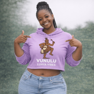 Cropped Hoodie Light Purple
